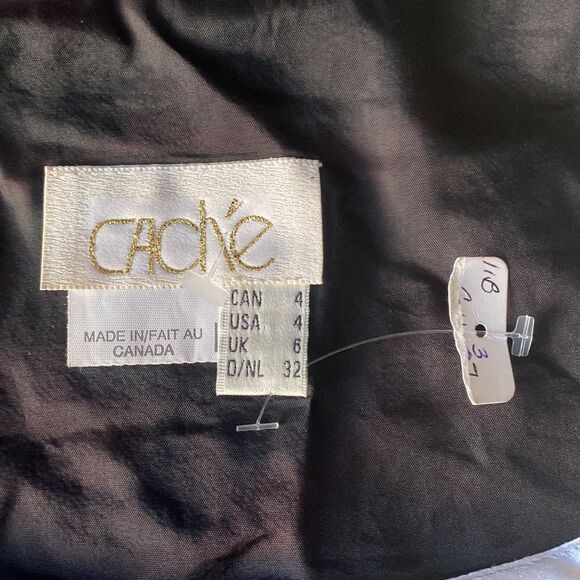 Cache, Vintage, Black, Sleeveless, Formal, Maxi Dress/Gown - Picture 12 of 16